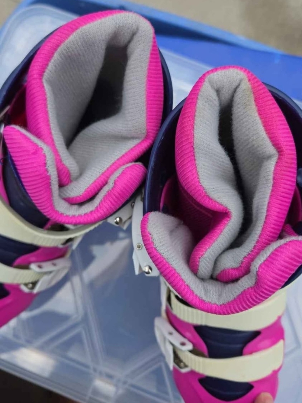 SBS Roller Inline Skates - Pink & Navy Size 4 - Picture 3 of 4